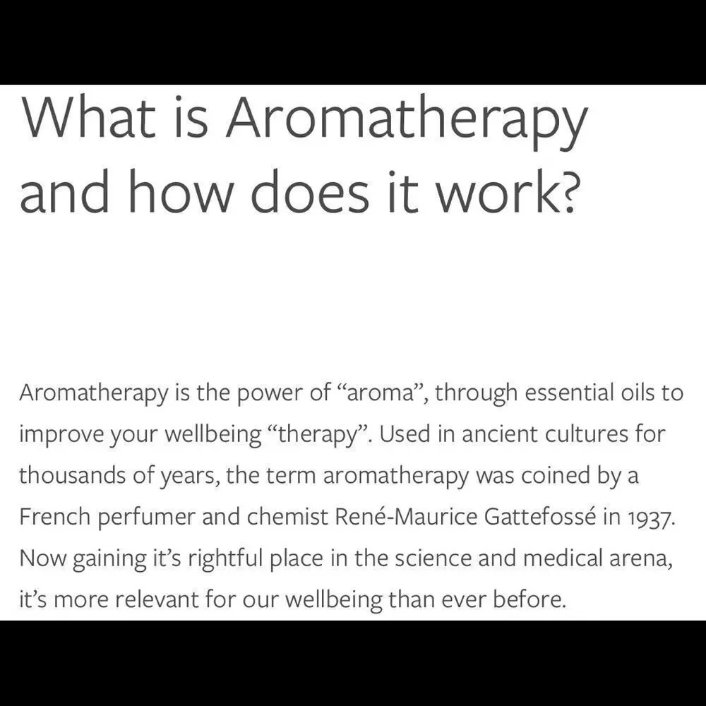 Aromatherapy associates London